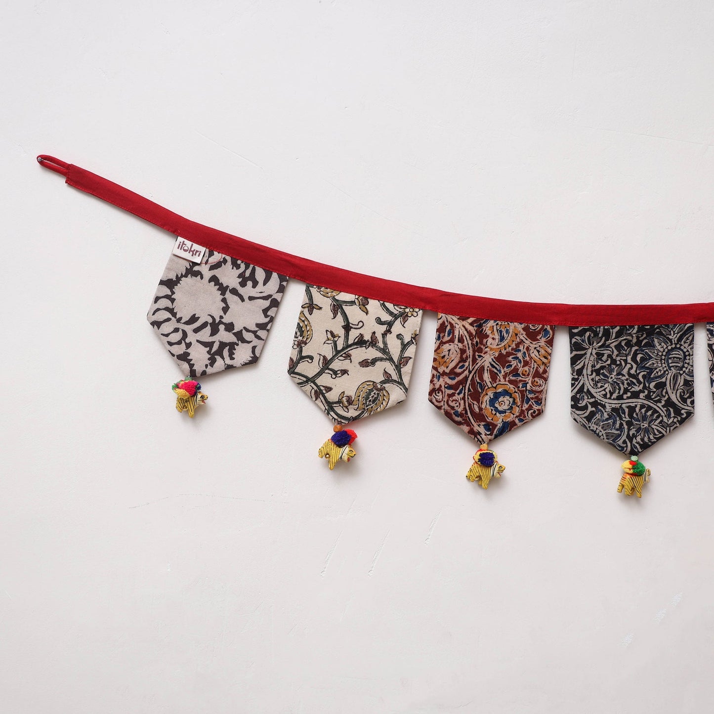 Handmade fabric toran for home decor 15 - handcrafted