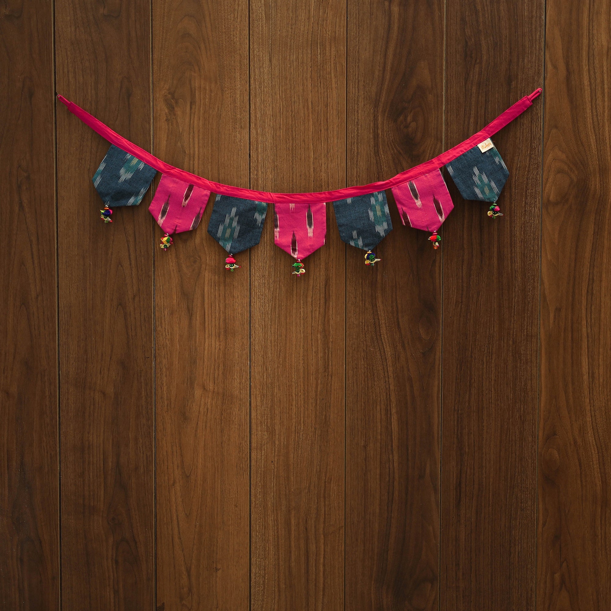 Multicolor - handmade fabric toran for home decor 16