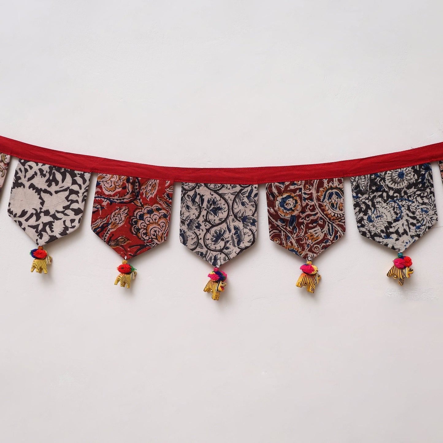 Handmade fabric toran for home decor 18 - handcrafted