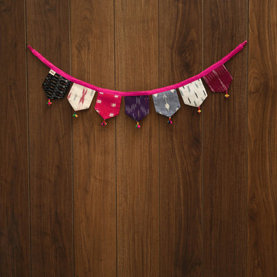 Multicolor - handmade fabric toran for home decor 18