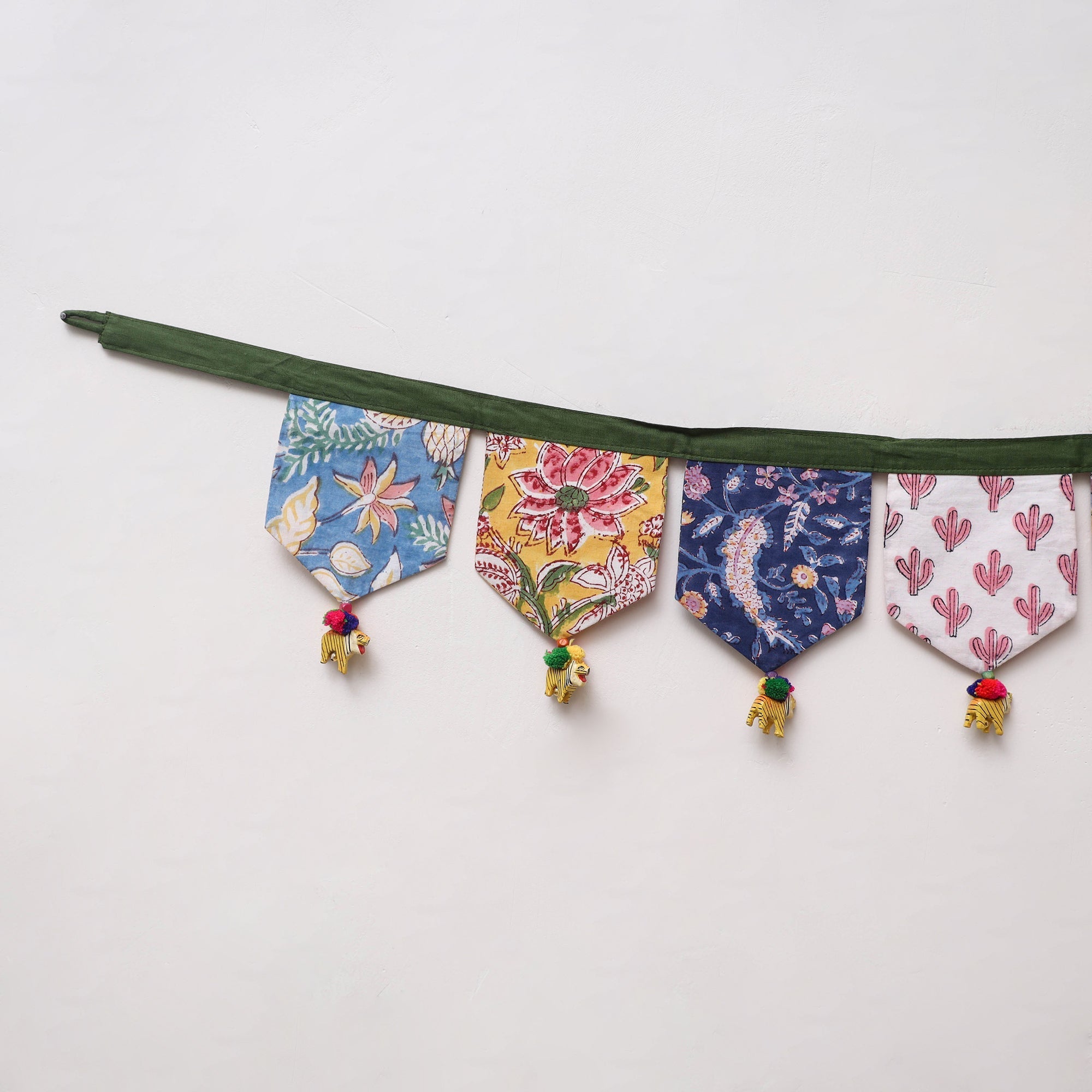 Handmade fabric toran for home decor 24 - handcrafted