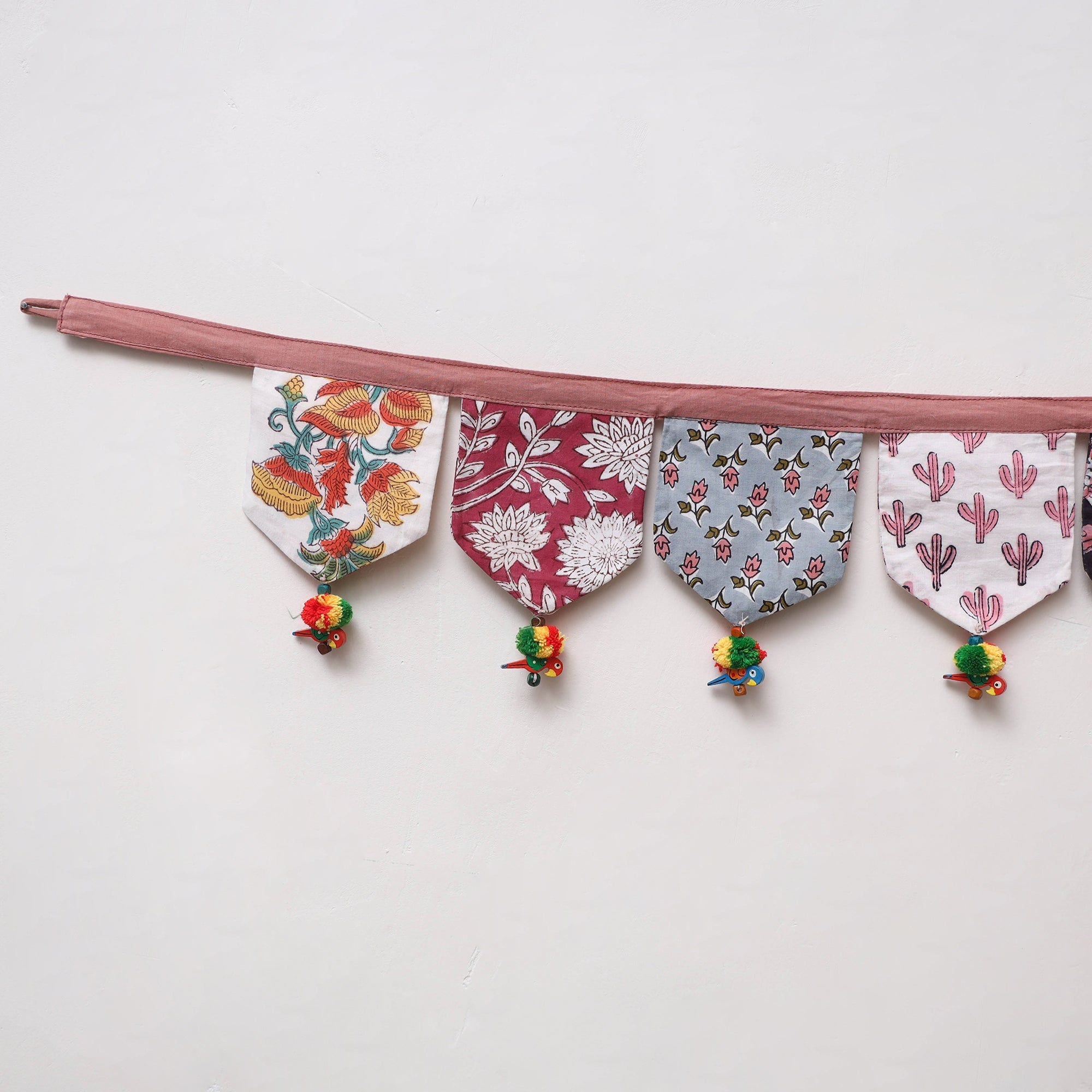 Handmade fabric toran for home decor 25 - handcrafted