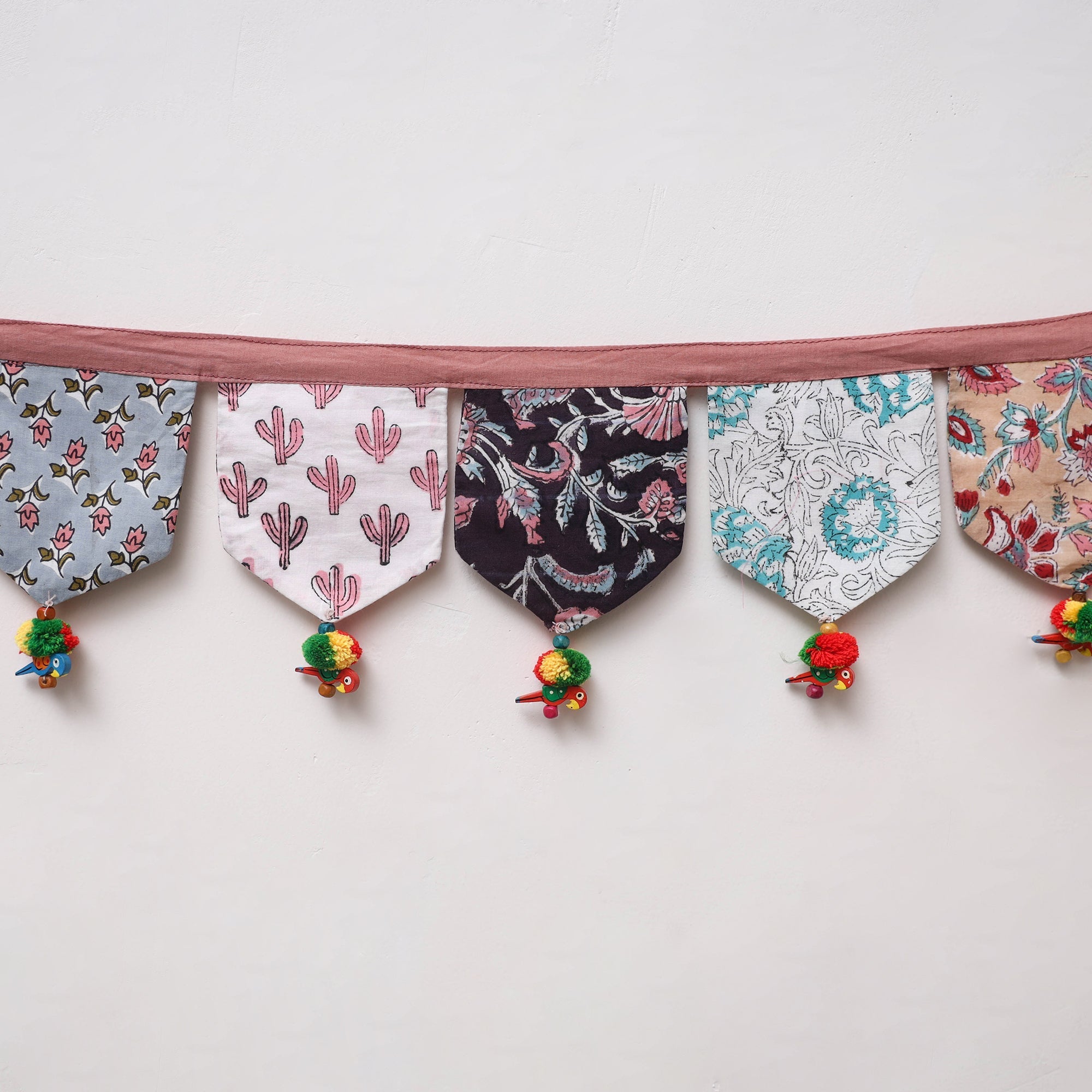 Handmade fabric toran for home decor 25 - handcrafted