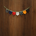 Multicolor - handmade fabric toran for home decor 29