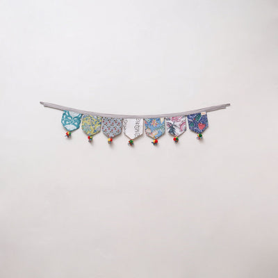 Handmade fabric toran for home decor 30 - handcrafted