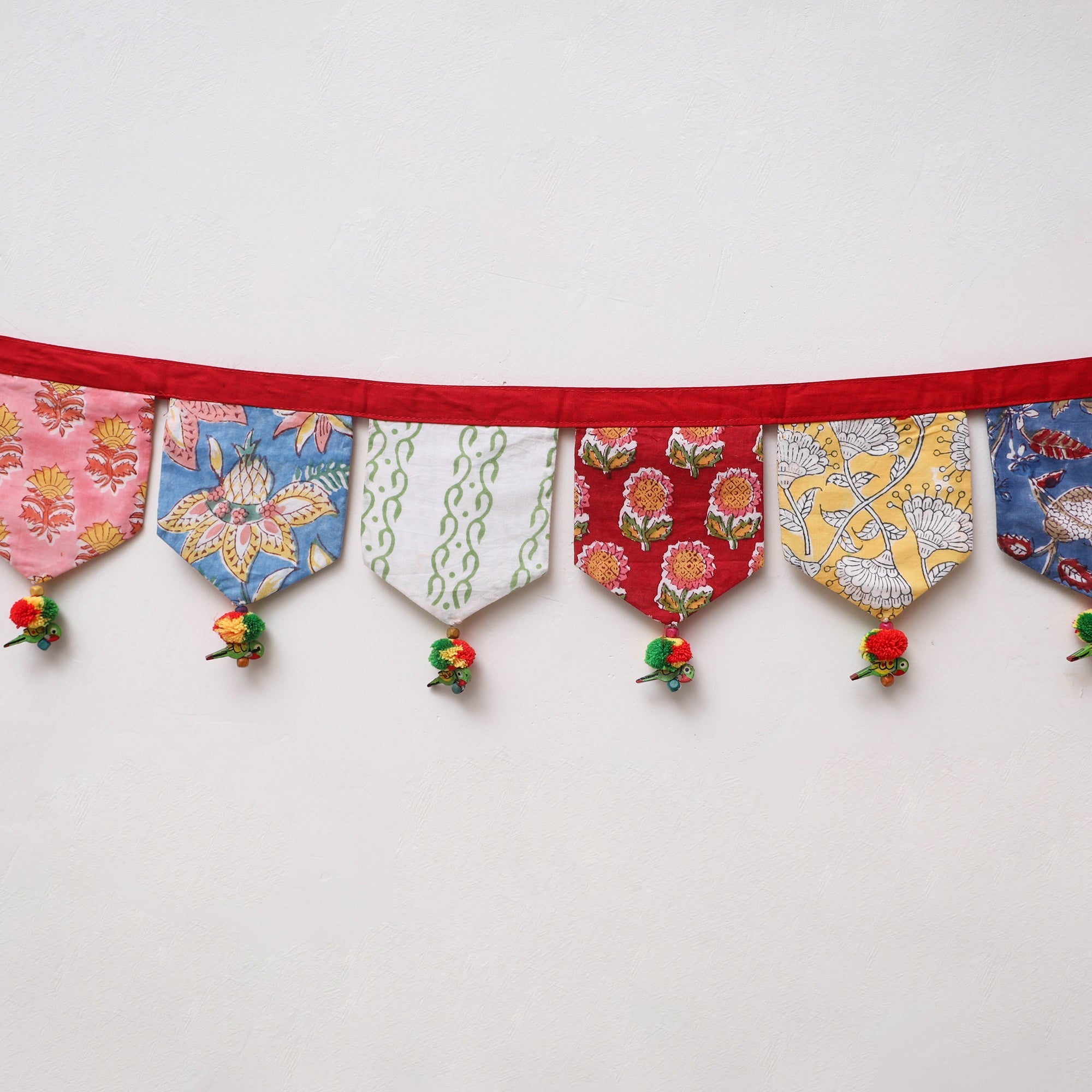Handmade fabric toran for home decor 31 - handcrafted