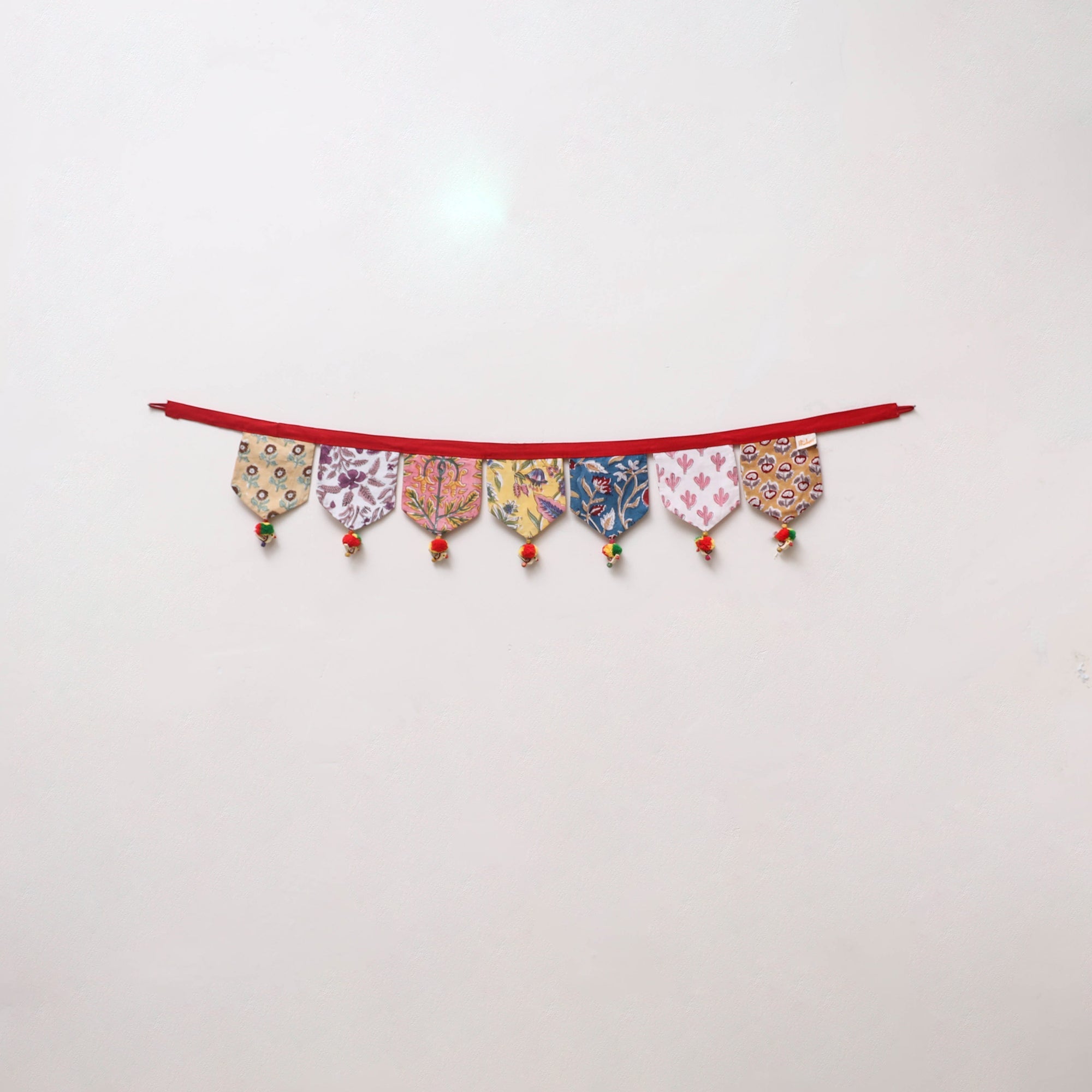 Handmade fabric toran for home decor 35 - handcrafted