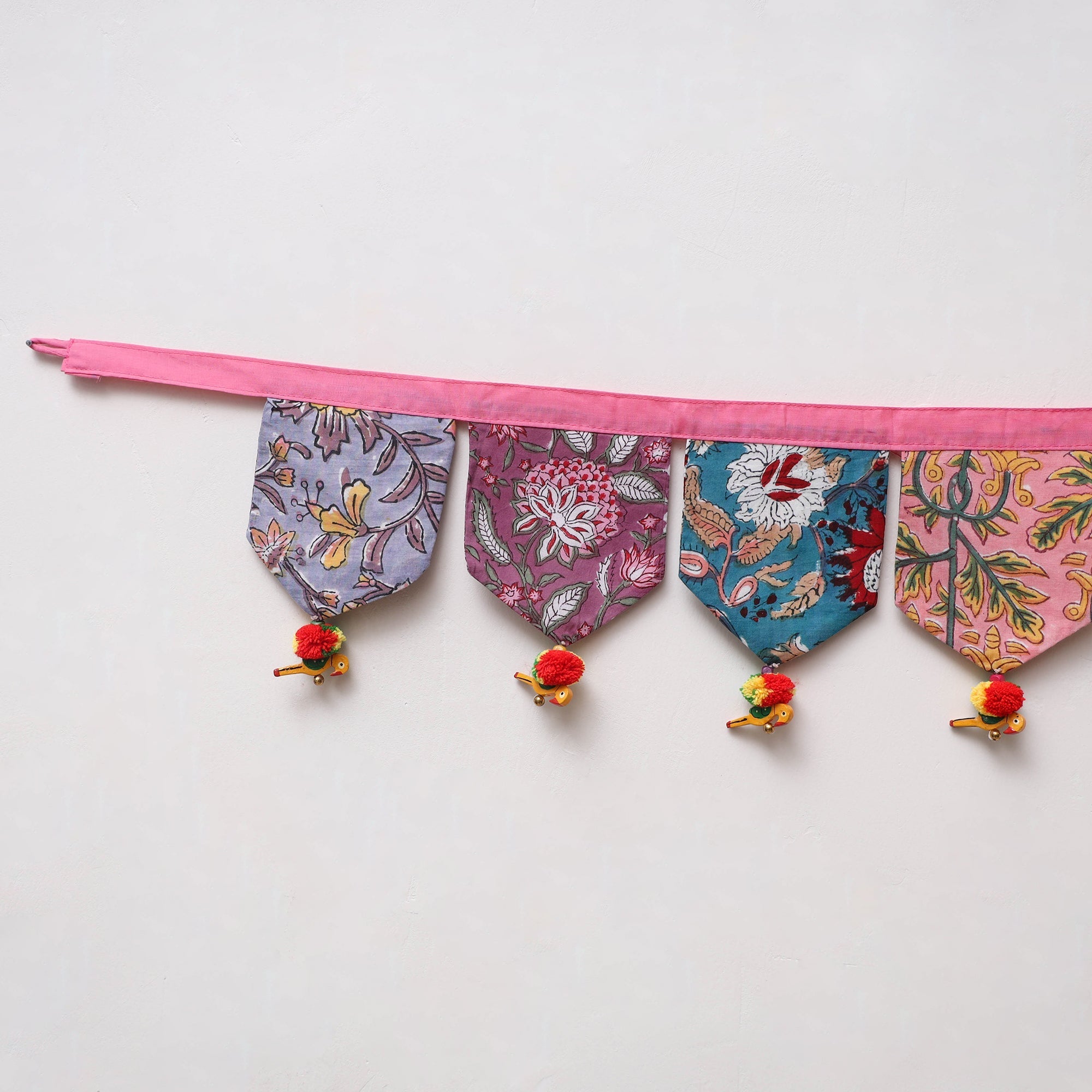 Handmade fabric toran for home decor 36 - handcrafted