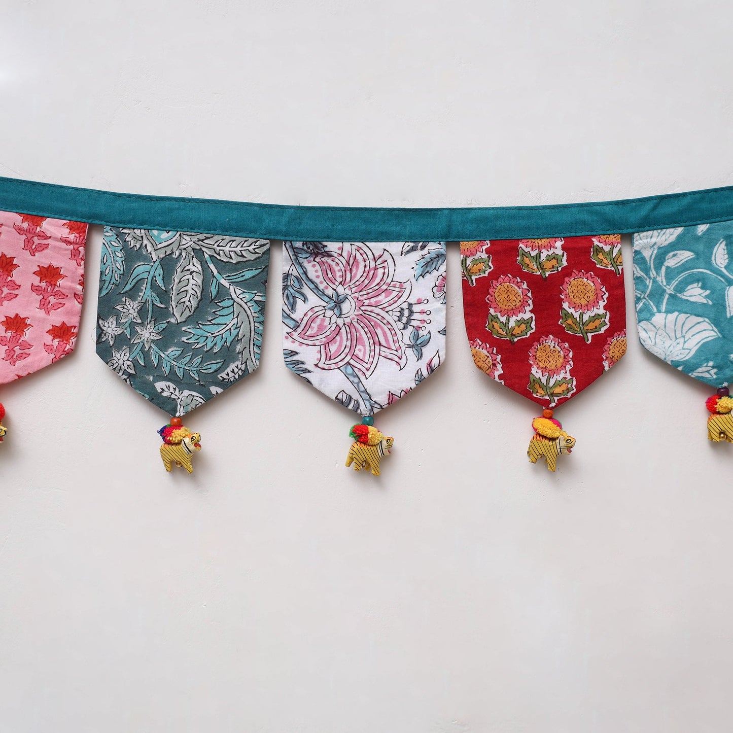 Handmade fabric toran for home decor 37 - handcrafted