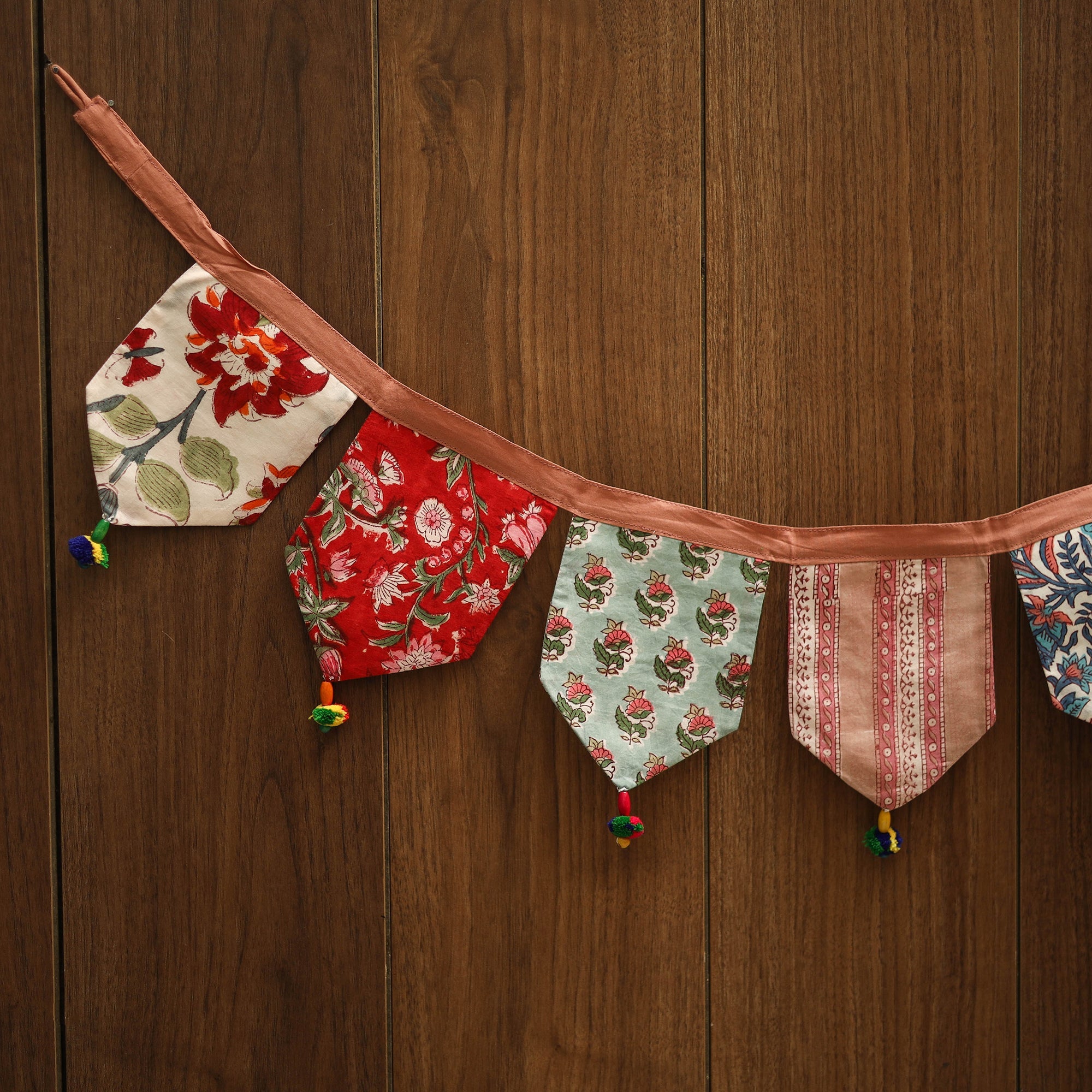 Multicolor - handmade fabric toran for home decor 84