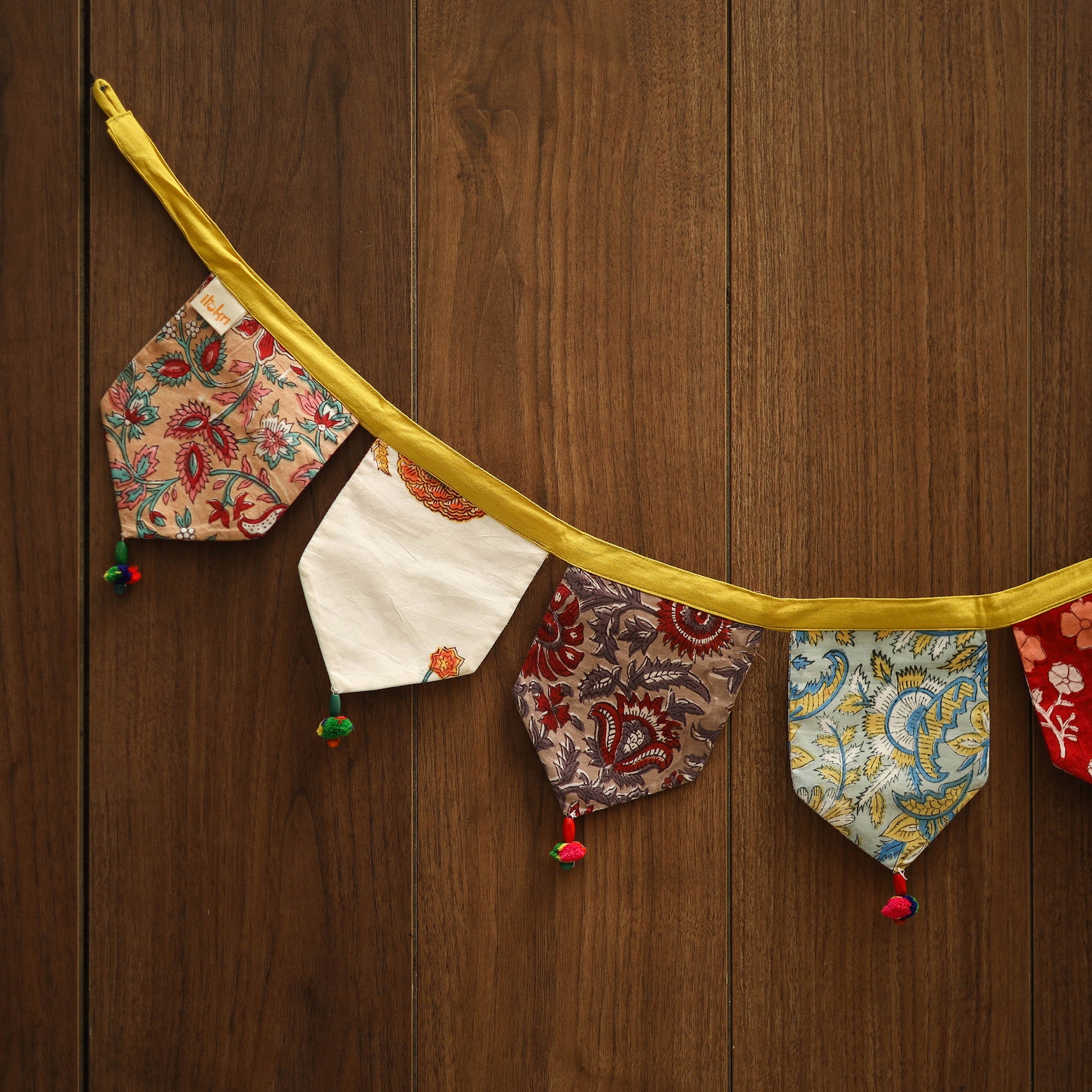 Multicolor - handmade fabric toran for home decor 85