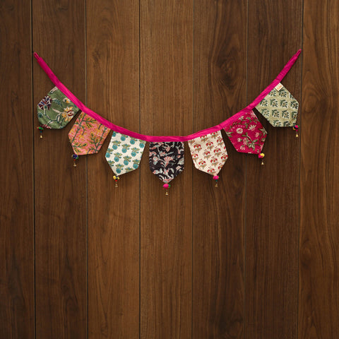 Multicolor - handmade fabric toran for home decor 87