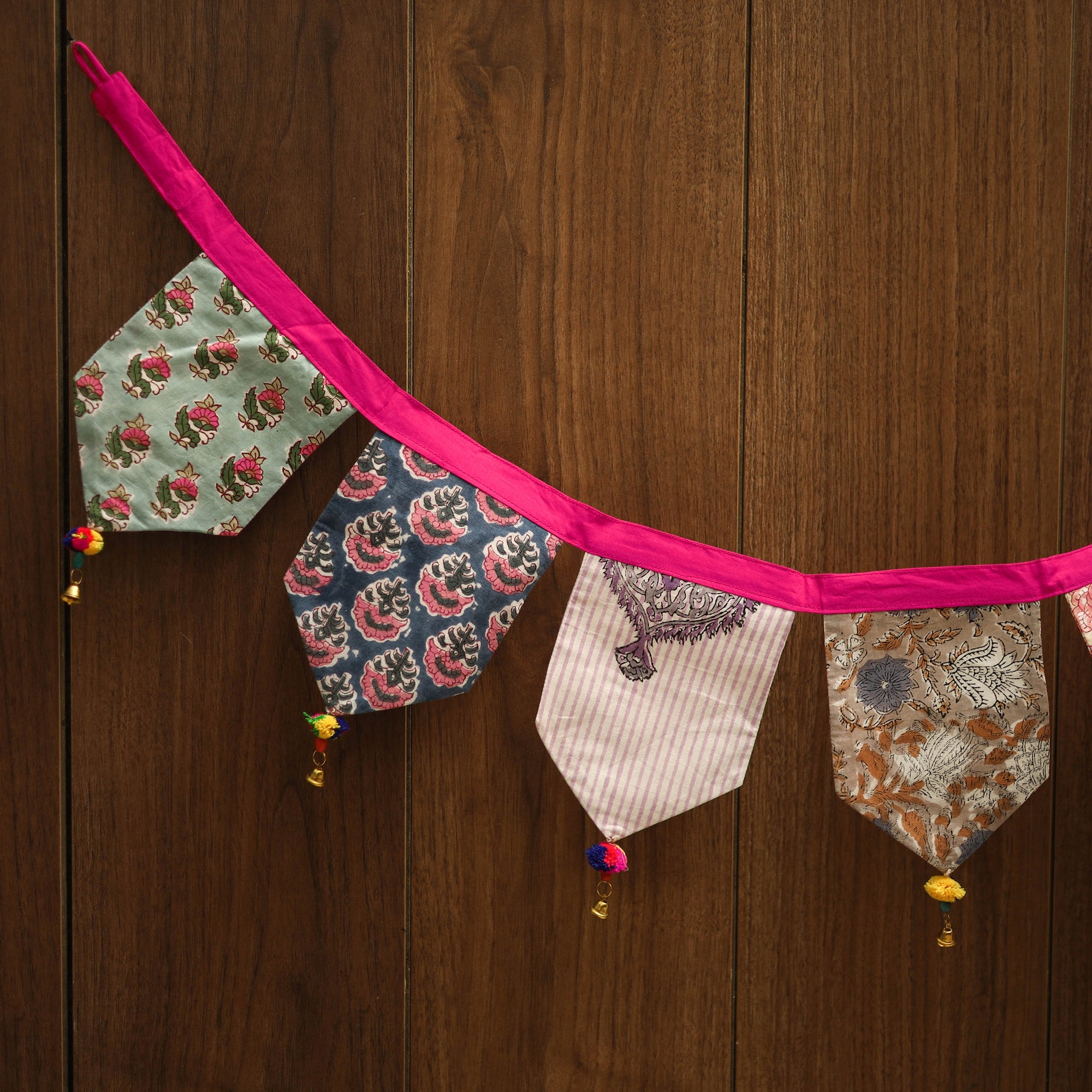 Multicolor - handmade fabric toran for home decor 88