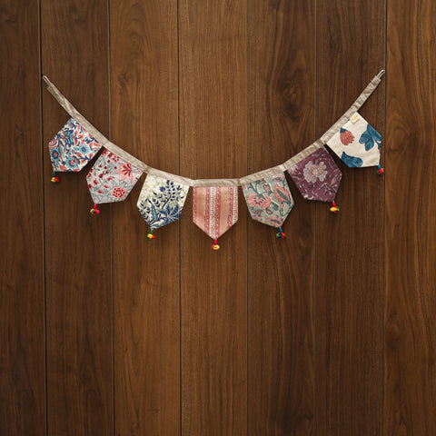 Multicolor - handmade fabric toran for home decor 92