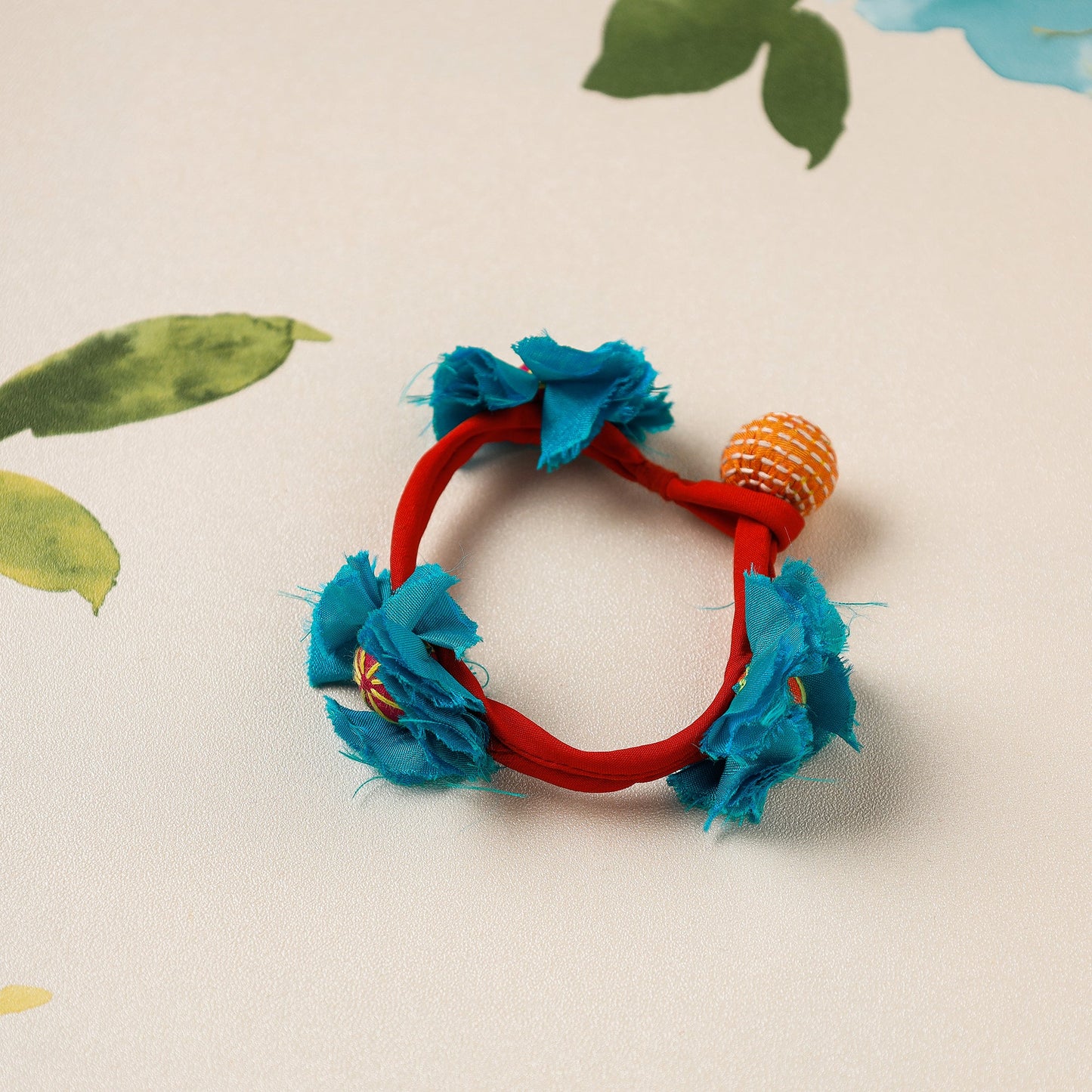 Buy Handmade Flower Anklet by Jugaad Online at iTokri.com