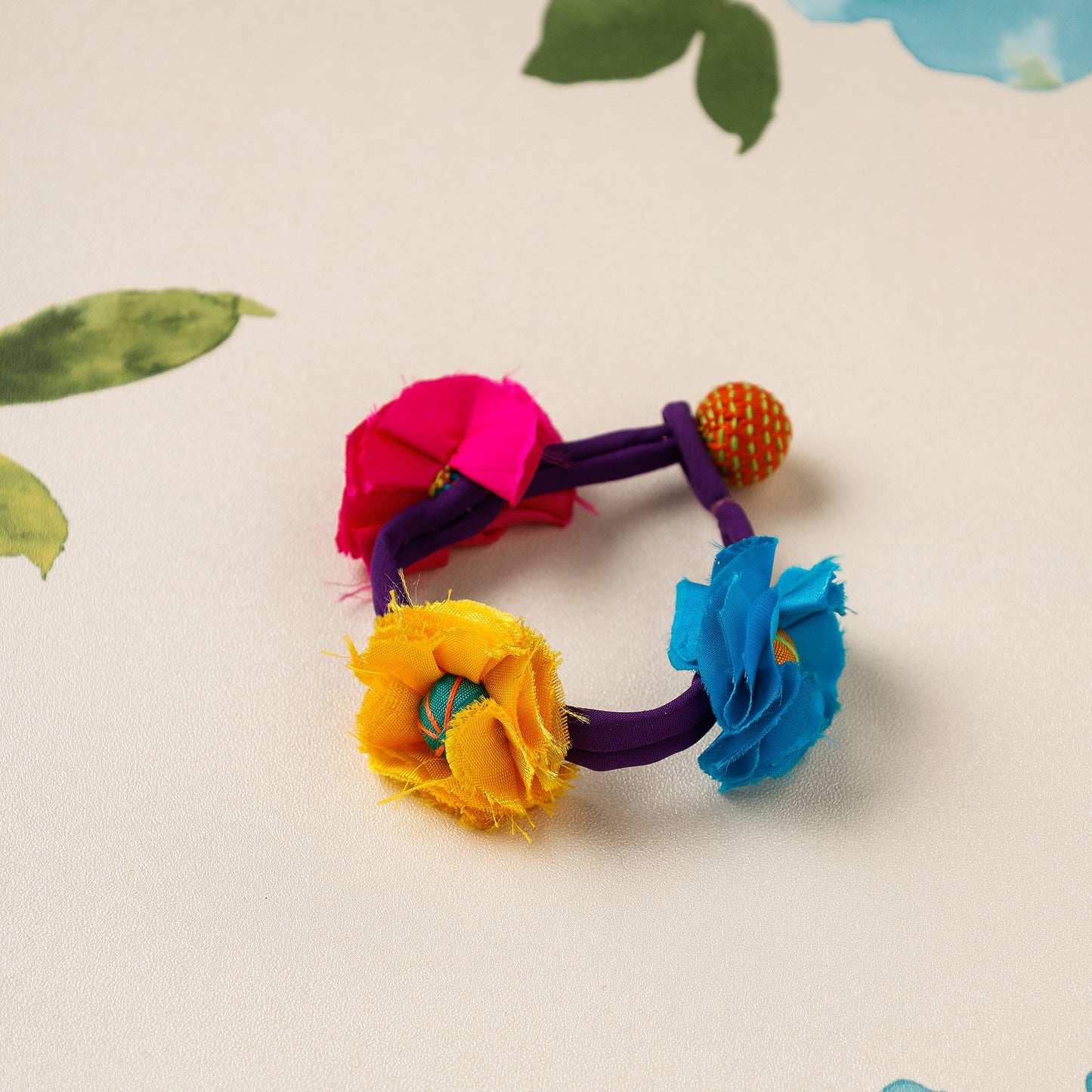  Handmade Flower Anklet by Jugaad 