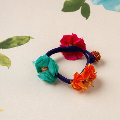 Buy Handmade Flower Anklet by Jugaad Online at iTokri.com