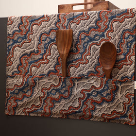 Handmade fridge top cover with multiple pockets 10