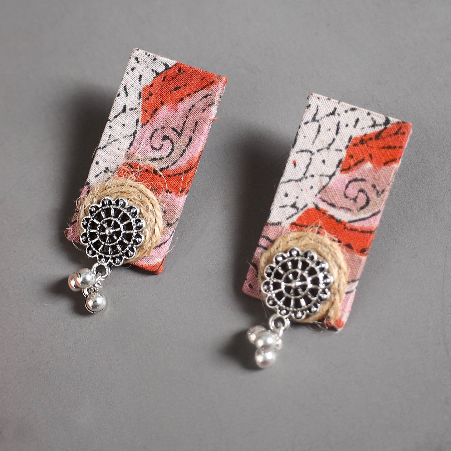 Handmade GS Jute Fabart Necklace Set 13