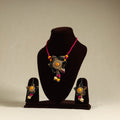 Buy Handmade Jute Fabart Necklace Set