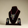 Buy Handmade Jute Fabart Necklace Set