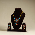  Handmade Jute Fabart Necklace Set