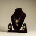  Handmade Jute Fabart Necklace Set