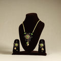Buy Handmade Jute Fabart Necklace Set