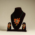 Buy Handmade Jute Fabart Necklace Set