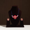 Buy Handmade Jute Fabart Necklace Set