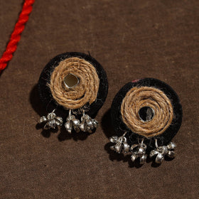 Buy Multicolor Handmade Jute Fabart Necklace Set