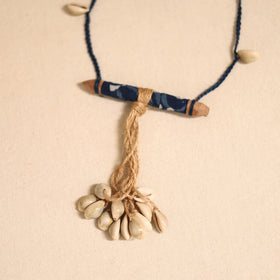 Multicolor - handmade jute & shell work necklace 74