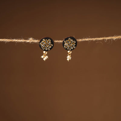 Handmade Kundan Work Earrings