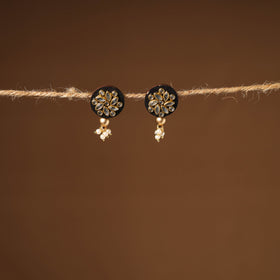 Handmade Kundan Work Earrings