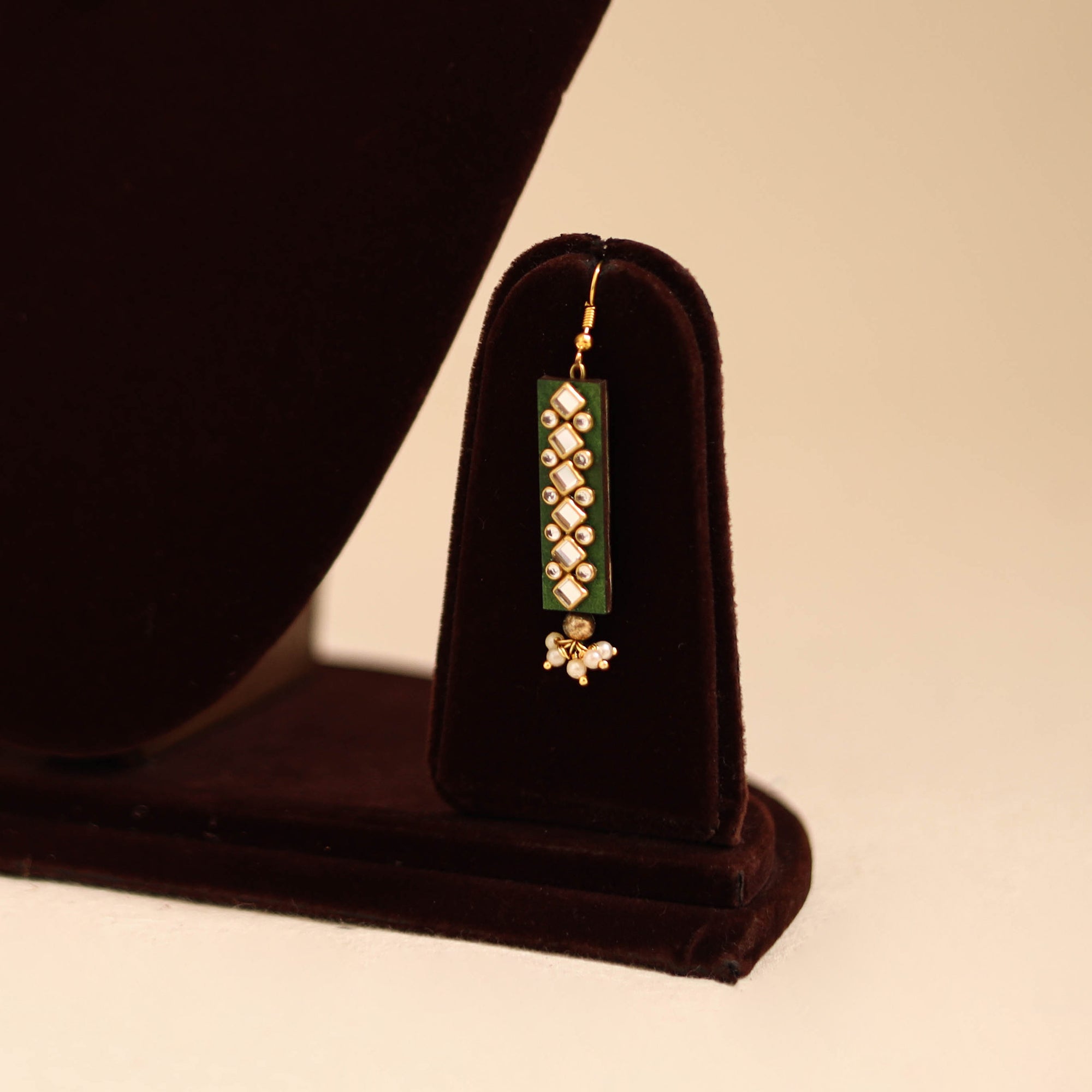 Multicolor - handmade kundan work necklace set 68