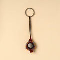 Multicolor Handmade Lambani Embroidery Mirror Work Keychain 