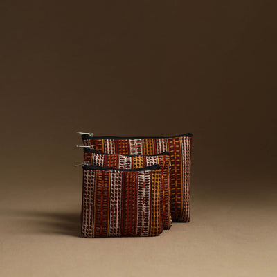 Multicolor - handmade multipurpose utility pouches (set