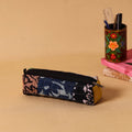 Multicolor Handmade Patchwork Quilted Cotton Pencil Pouch