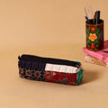 Multicolor Handmade Patchwork Quilted Cotton Pencil Pouch