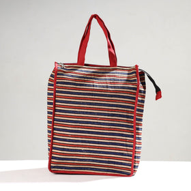Multicolor Handmade Ajrakh Block Printed Cotton Shopping Bag