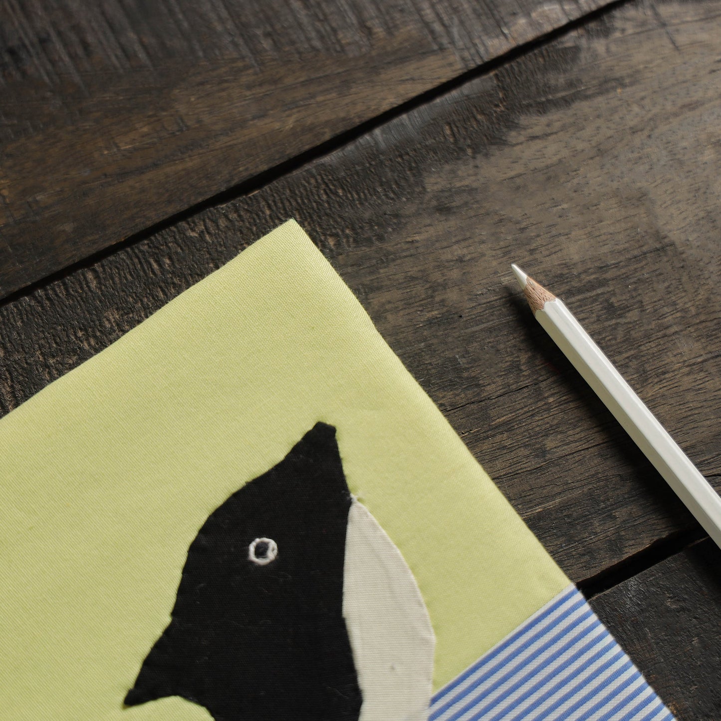 Multicolor - handmade quilted applique work notebook 02