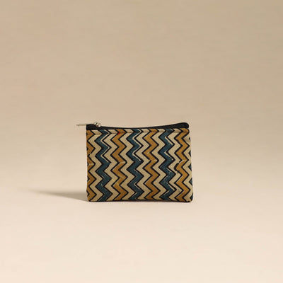  Multicolor Handmade Quilted Cotton Coin Pouch 