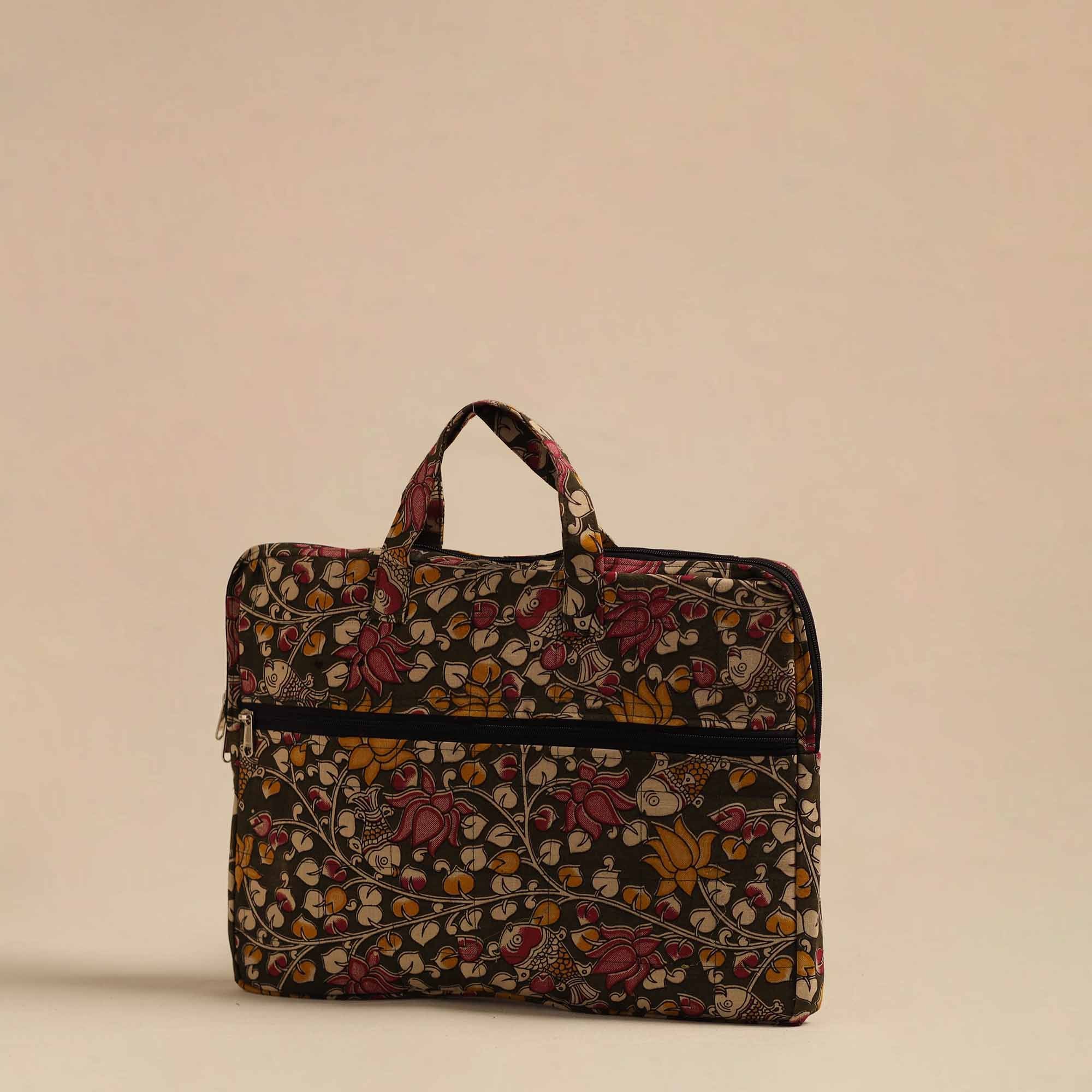  Multicolor Handmade Quilted Cotton Laptop Bag