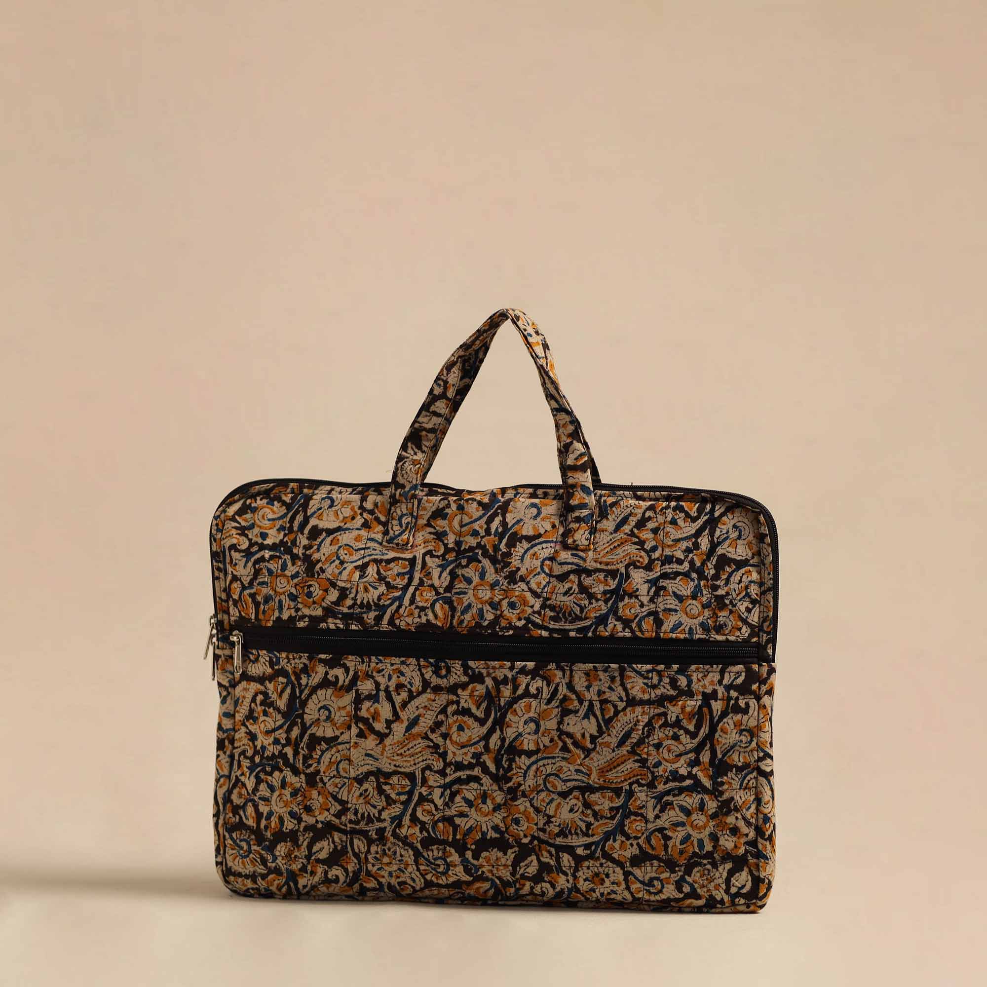  Multicolor Handmade Quilted Cotton Laptop Bag