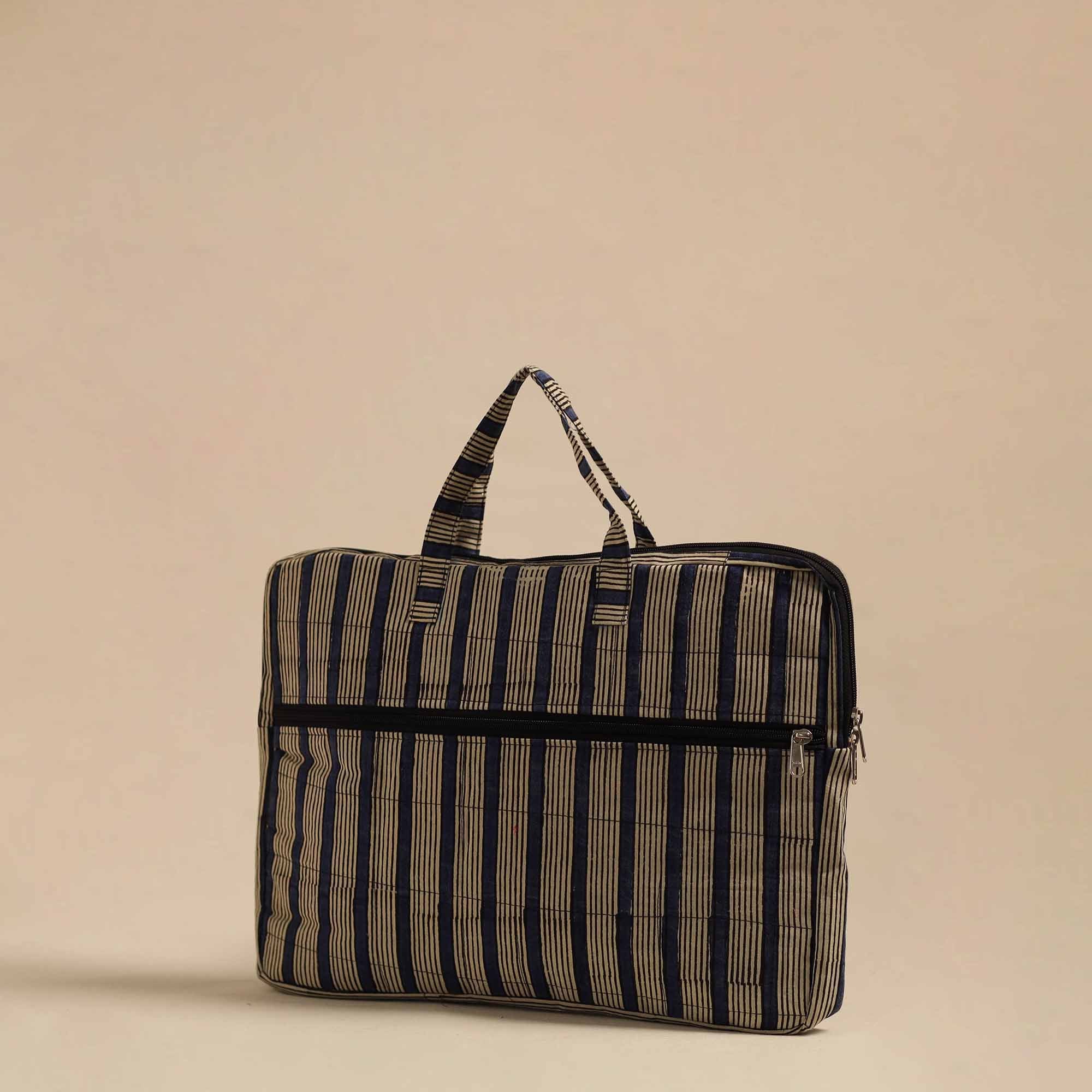  Multicolor Handmade Quilted Cotton Laptop Bag