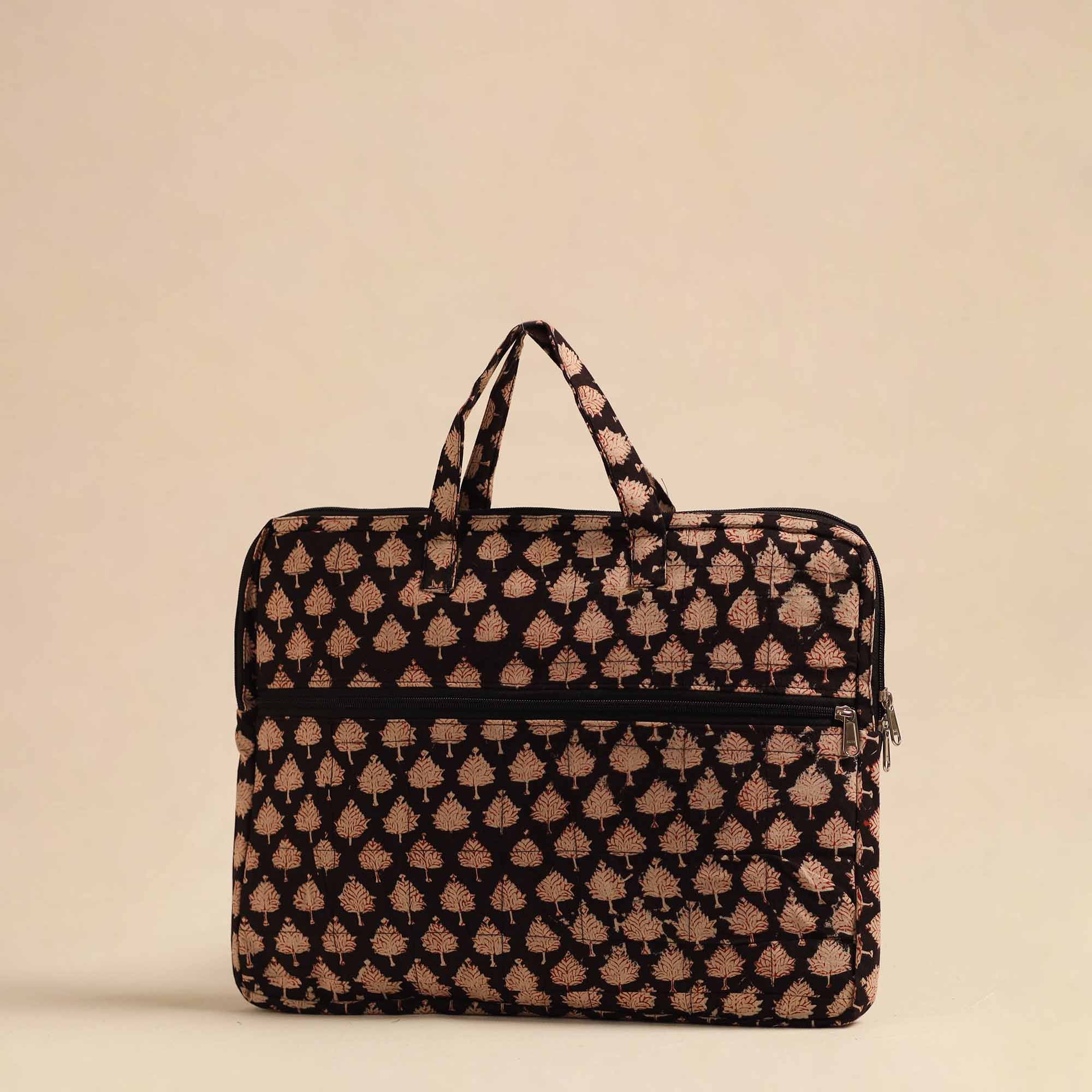  Multicolor Handmade Quilted Cotton Laptop Bag