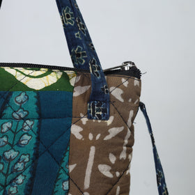  Handmade Quilted Cotton Patchwork Sling Bag 01 