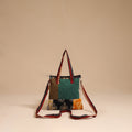 Multicolor - handmade quilted cotton patchwork sling bag 02