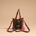 Multicolor - handmade quilted cotton patchwork sling bag 02