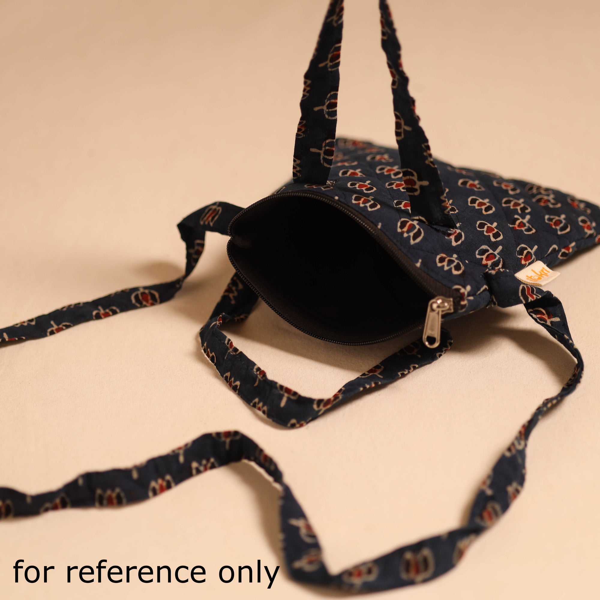 Multicolor - handmade quilted cotton patchwork sling bag 01